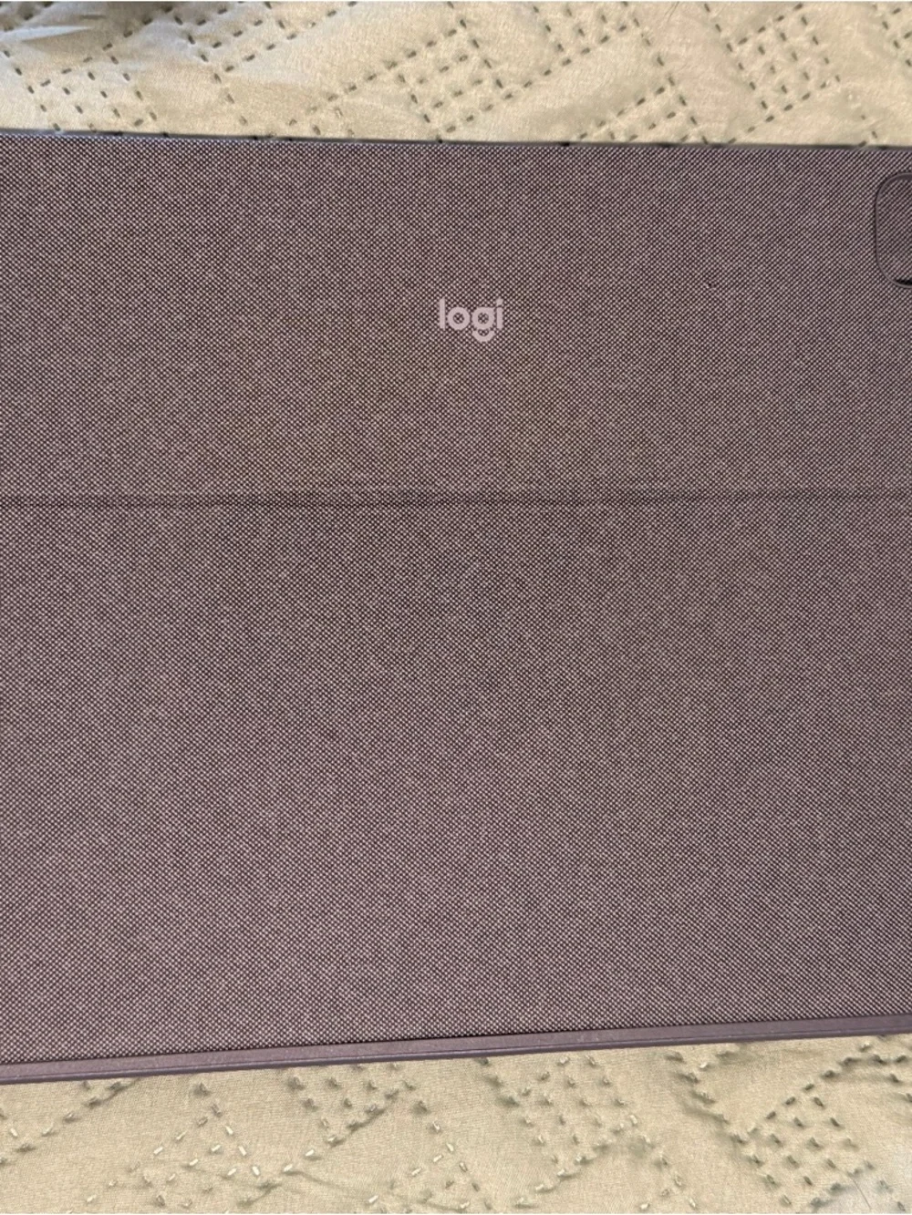 Logitech Dark Gray Wireless Keyboard Case with Trackpad